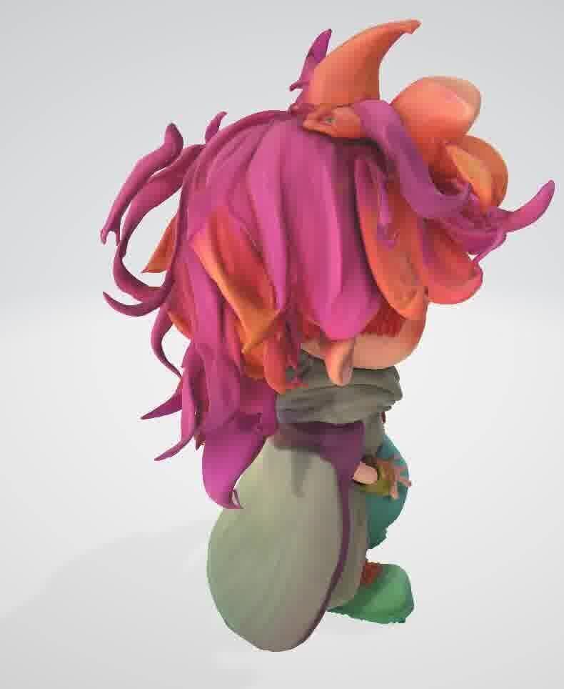 Cartoon Boy 3D Printable STL Model 3D print model_34