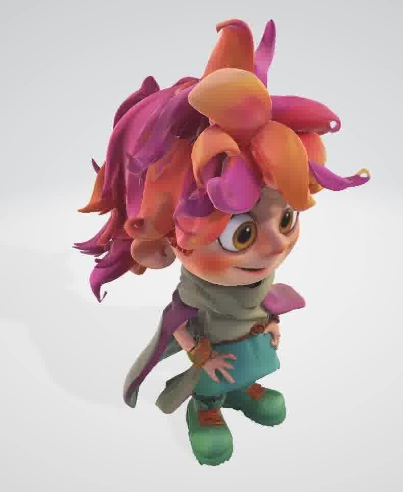 Cartoon Boy 3D Printable STL Model 3D print model_37