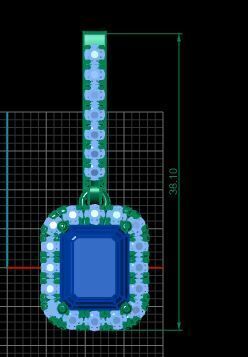 Emerald Ring 3dm 3D print model_1