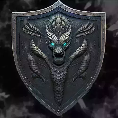 Ornate Dragon shield