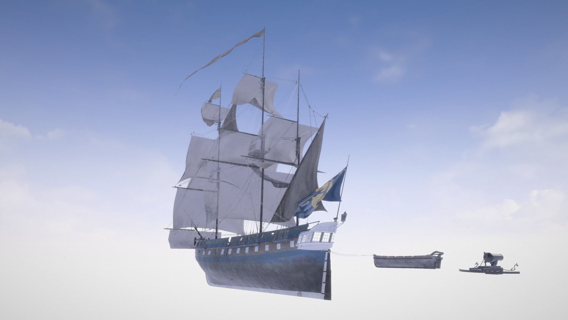 Sail Boat 3D model_2