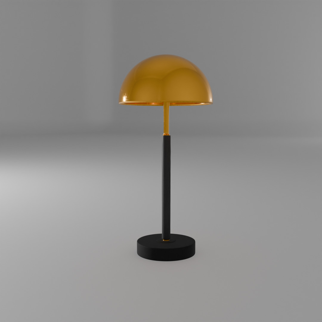 Study Light 3D Model High Poly  PBR Game  Interior Ready 3D model_2