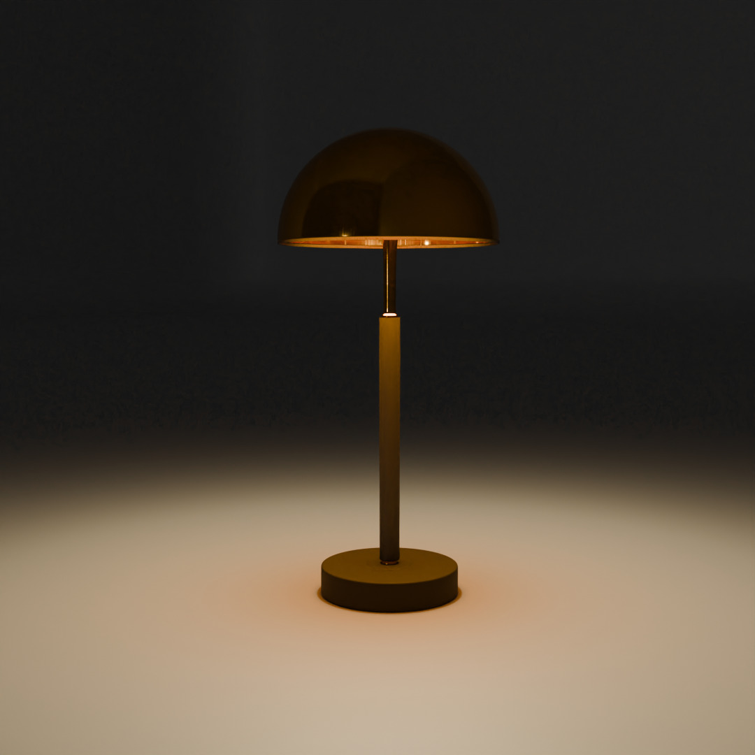 Study Light 3D Model High Poly  PBR Game  Interior Ready 3D model_1