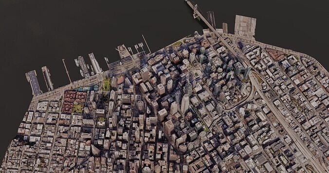 San Francisco City 3d model  3D model 5