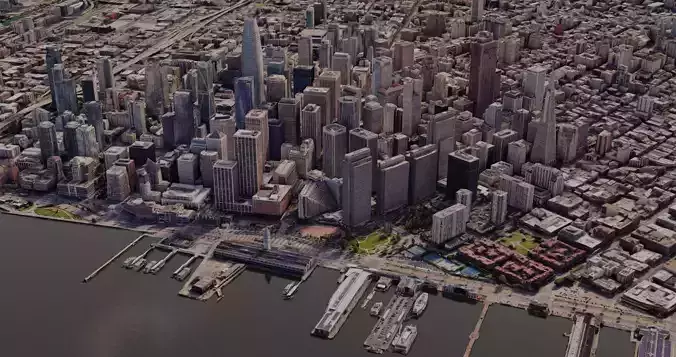 San Francisco City 3d model  3D model