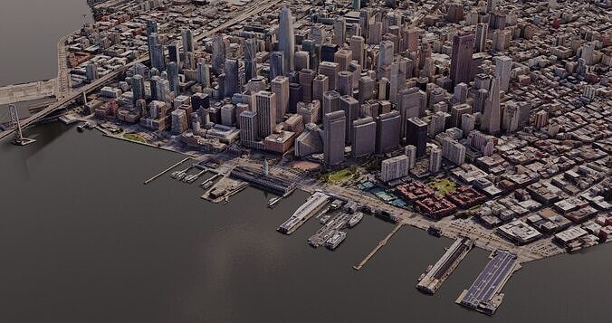 San Francisco City 3d model  3D model 7