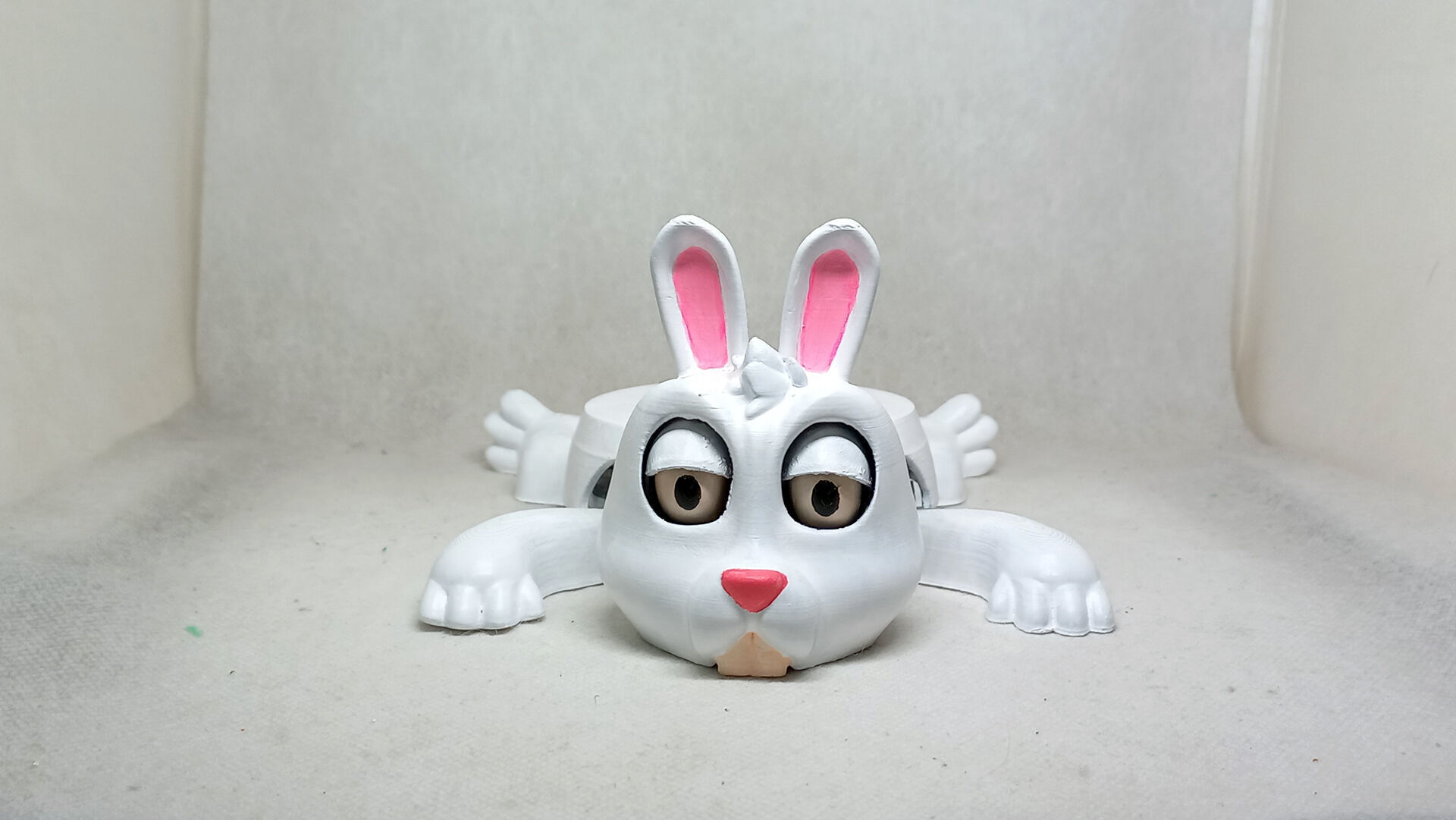 bunny cup holder No Supports needed 3D print model_3