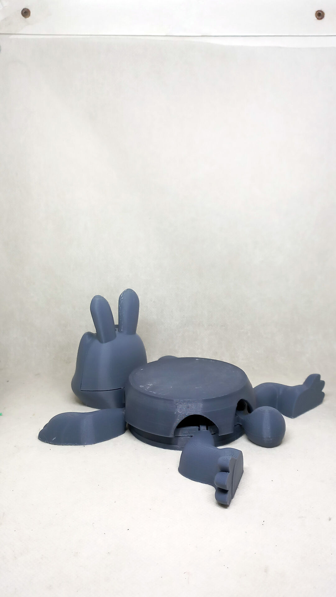 bunny cup holder No Supports needed 3D print model_17