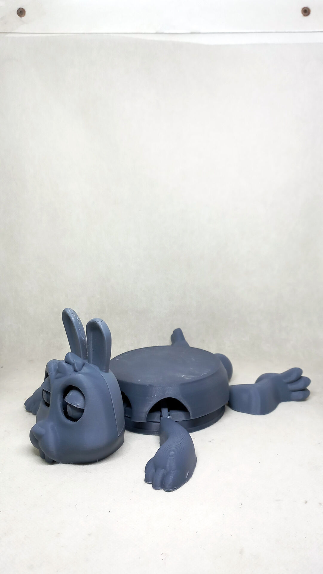 bunny cup holder No Supports needed 3D print model_19