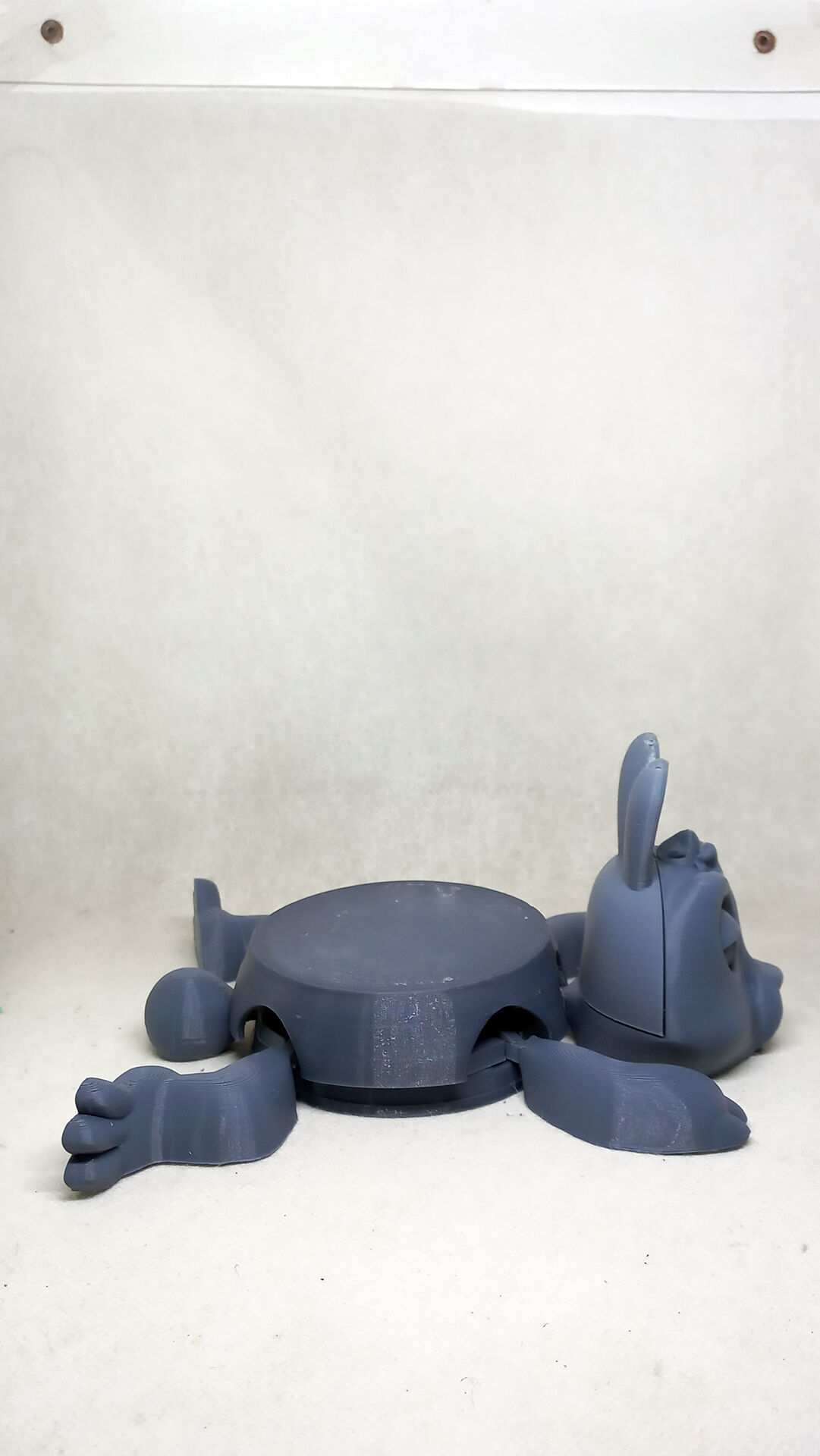 bunny cup holder No Supports needed 3D print model_15