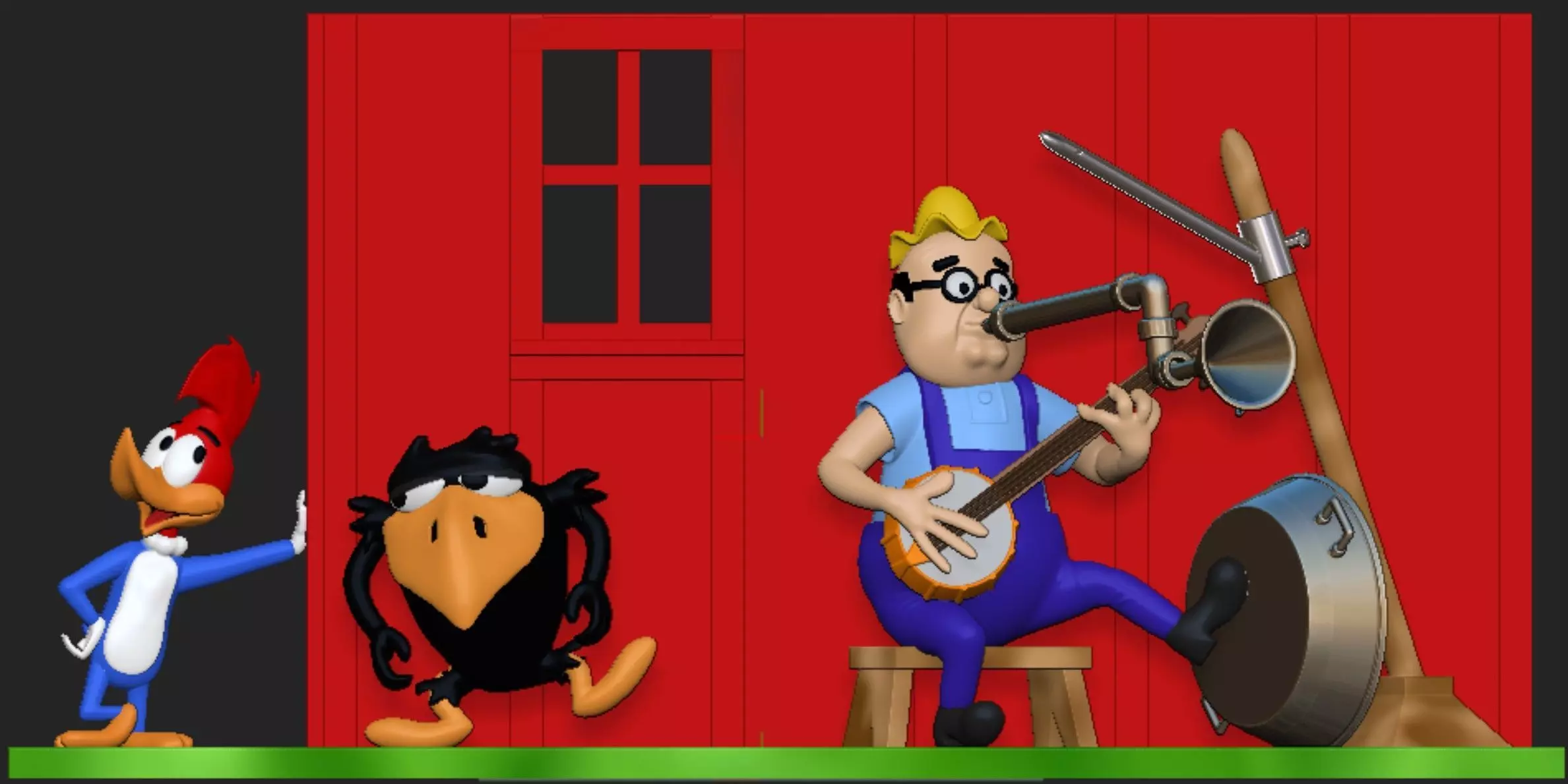 Woody Woodpecker Crowin Pains 3D print model_0