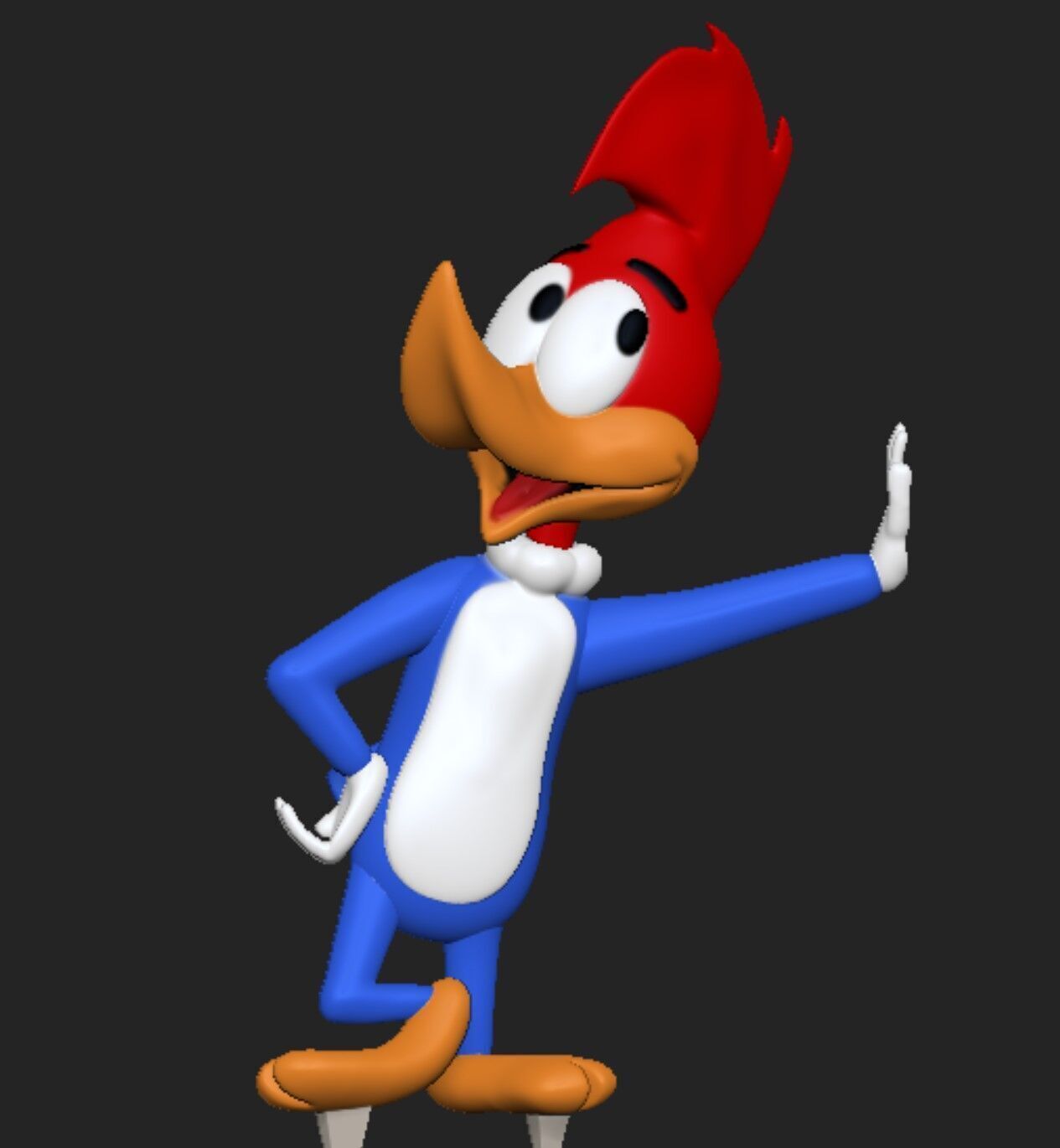 Woody Woodpecker Crowin Pains 3D print model_4