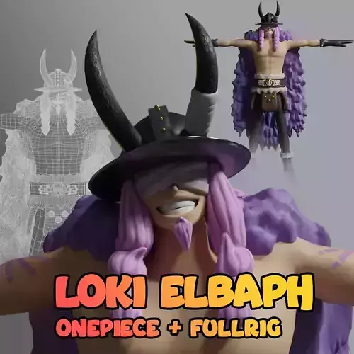 LOKI from ONEPIECE FULLBODY AND FULL RIG