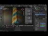 Barber Pole  variable age and wear Low-poly 3D model_1
