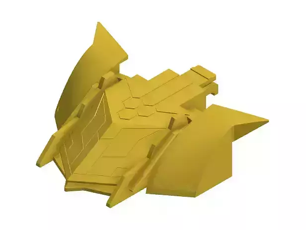 CRUSH GEAR KING 2 FRONT WEAPON 3D PRINT 3D print model