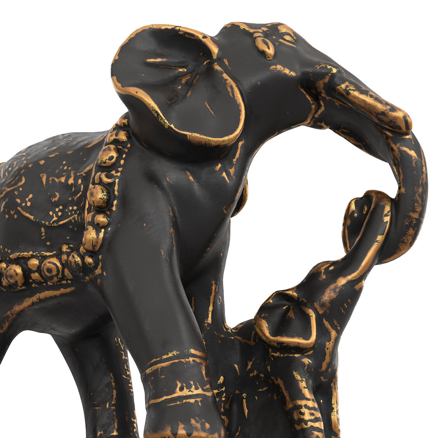 Elephant figurine  3D model_3
