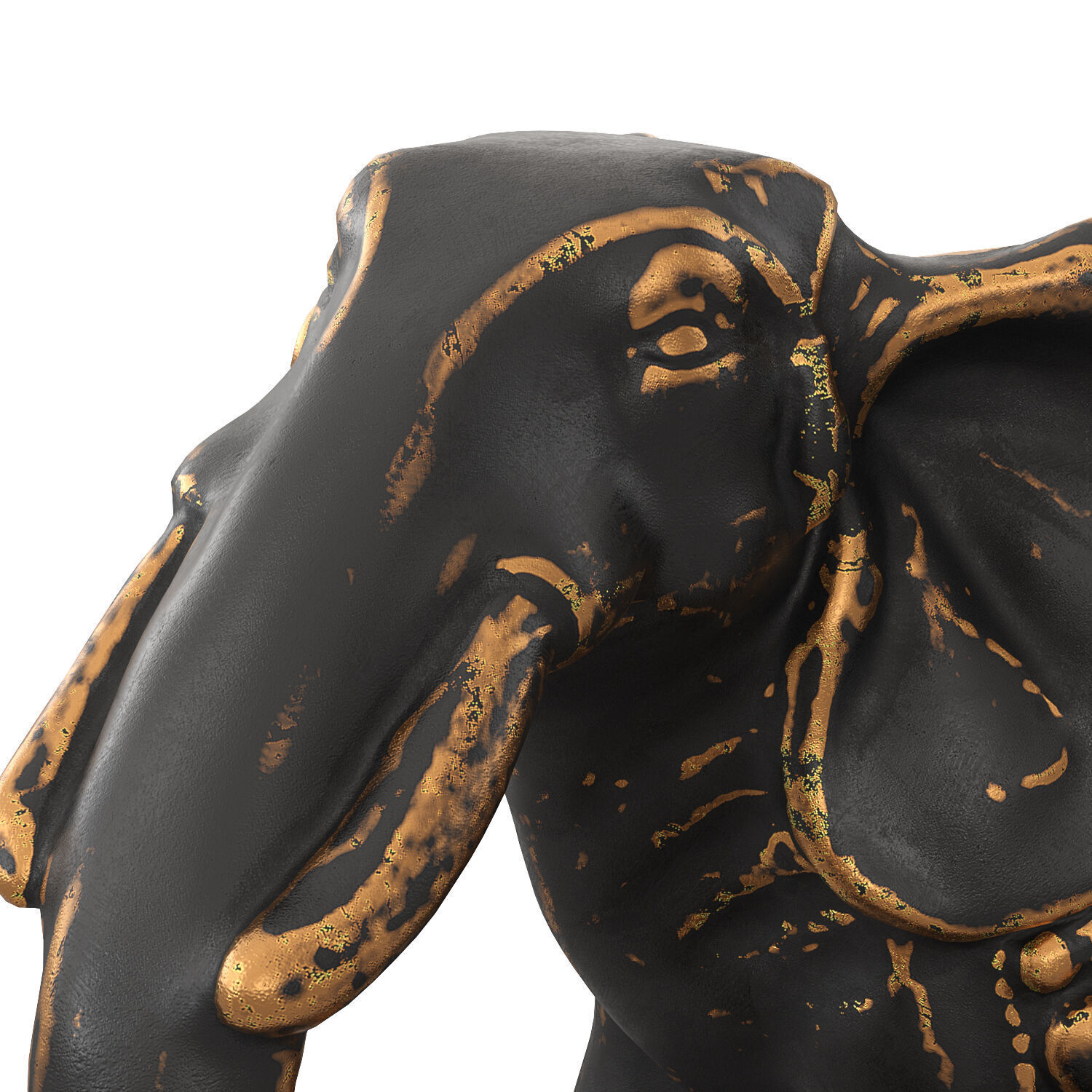 Elephant figurine  3D model_4