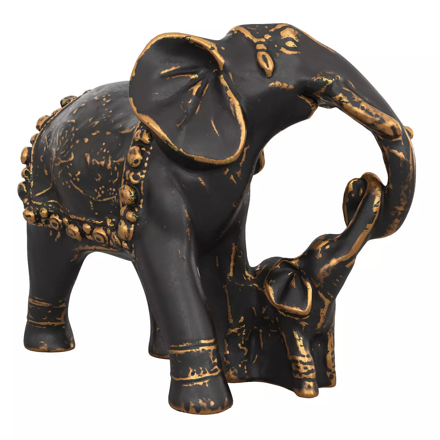 Elephant figurine  3D model_0