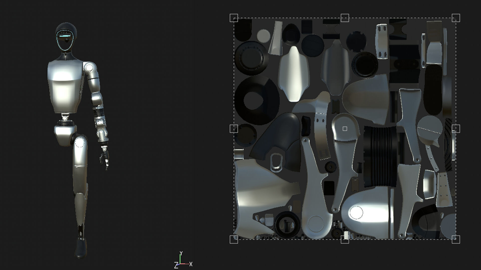 Unitree robot  3D model_17