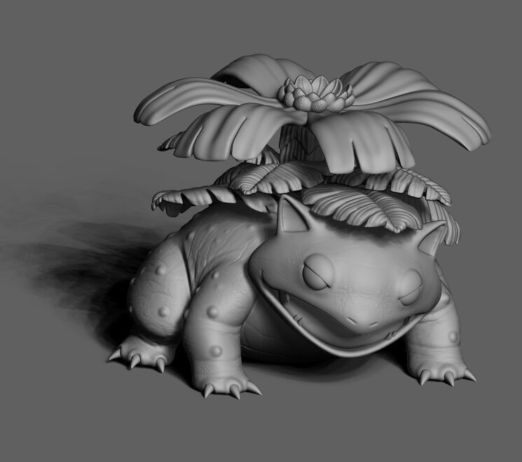 Venusaur  3D print model_7