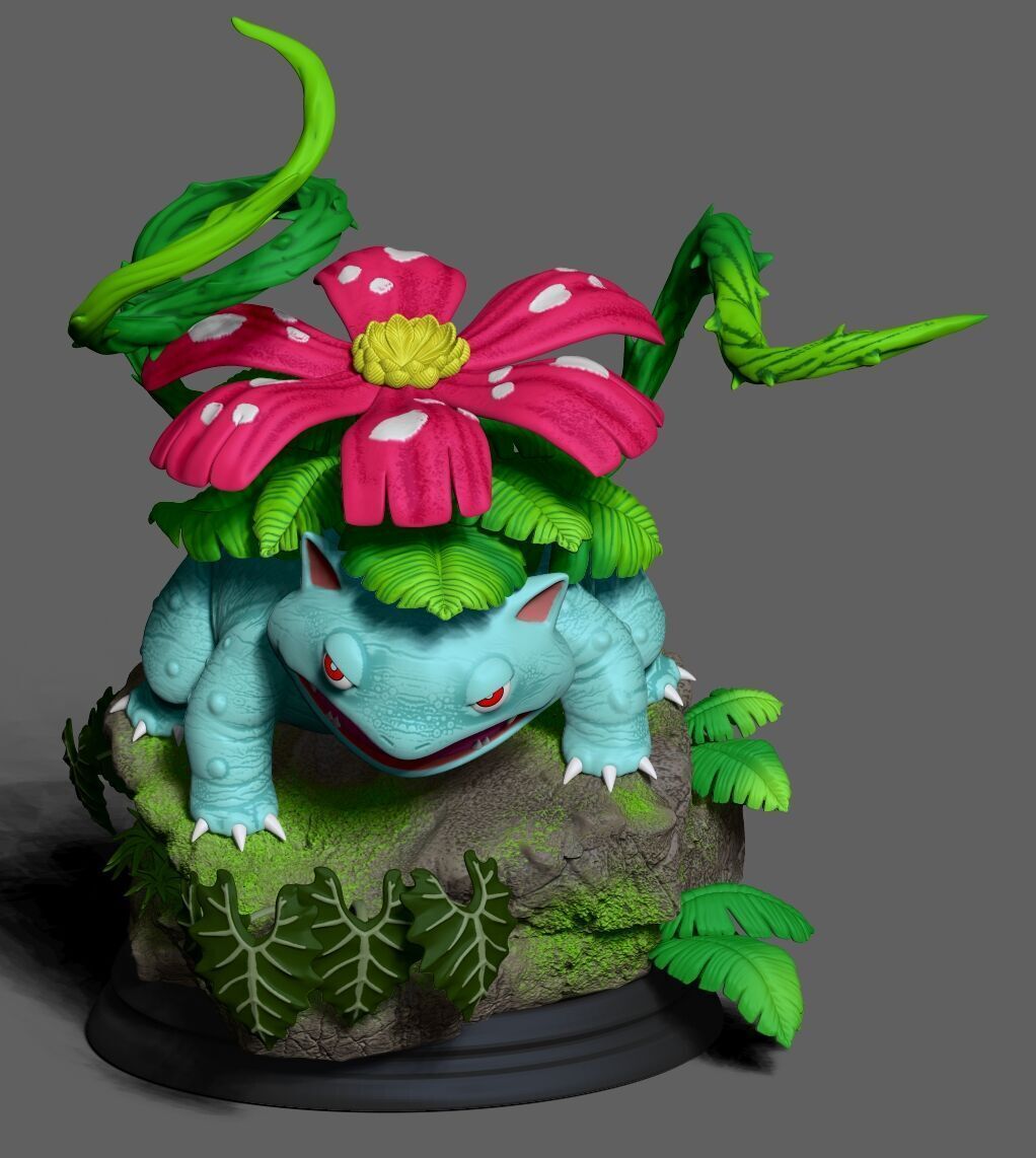 Venusaur  3D print model_6