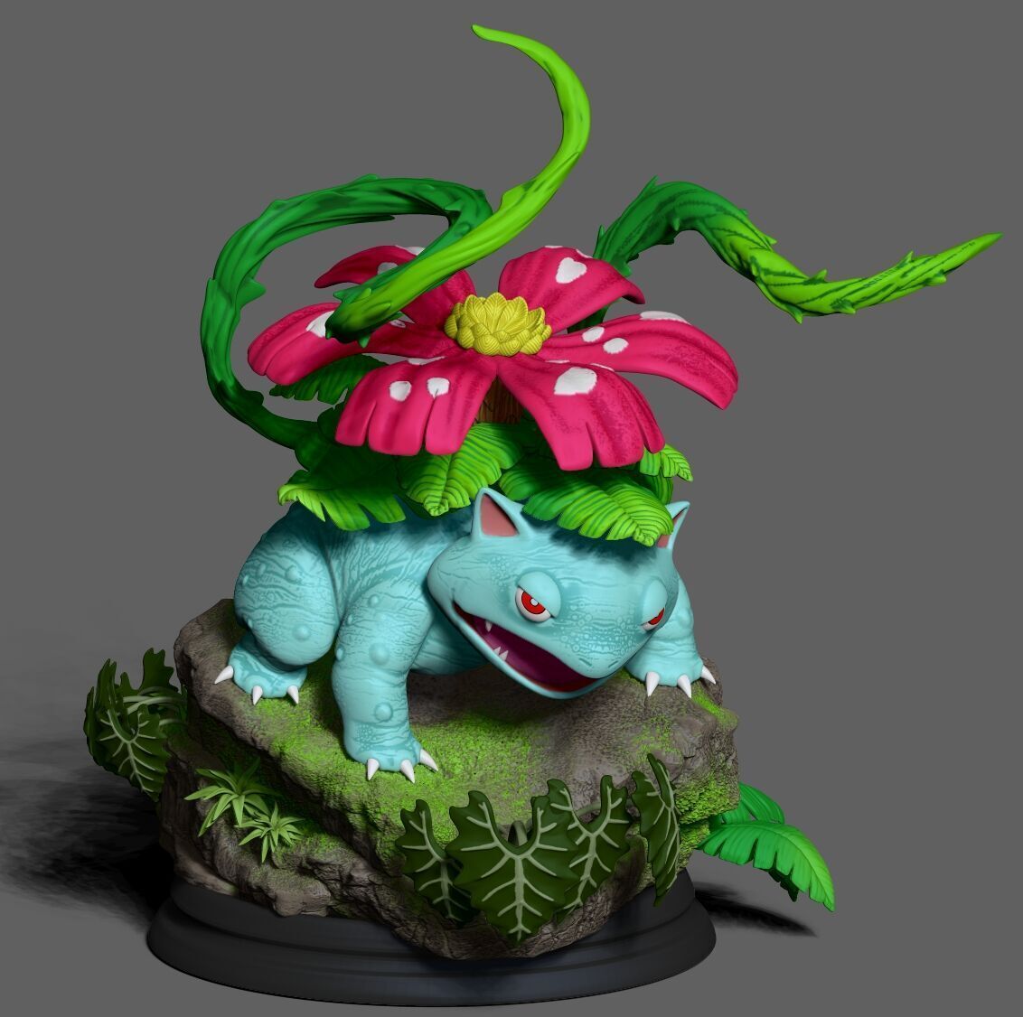Venusaur  3D print model_5