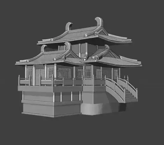 building Free 3D model