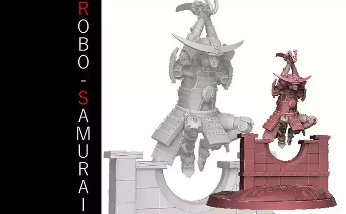 Robo Samurai Mk 9 3D print model