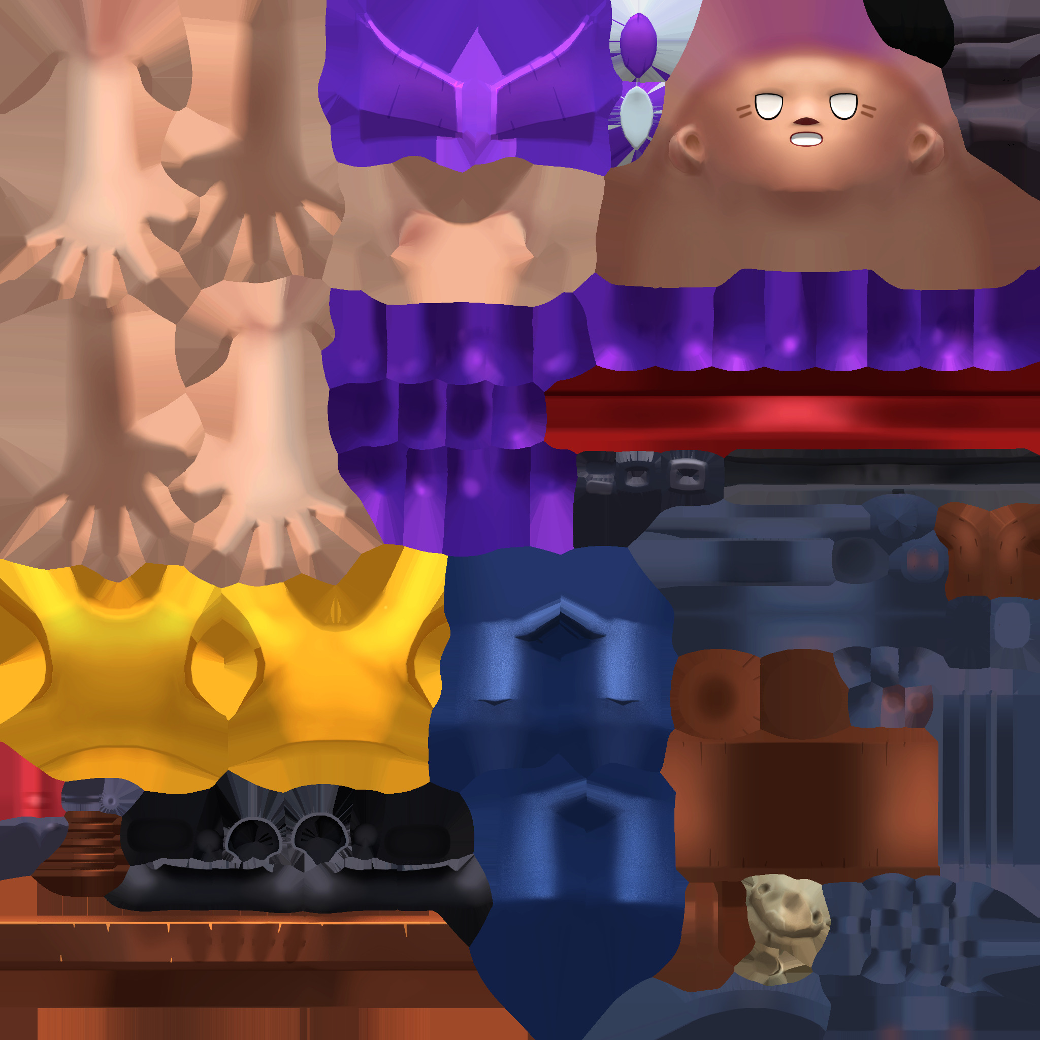 Cartoon Soldier Game Character Low-poly 3D model_1