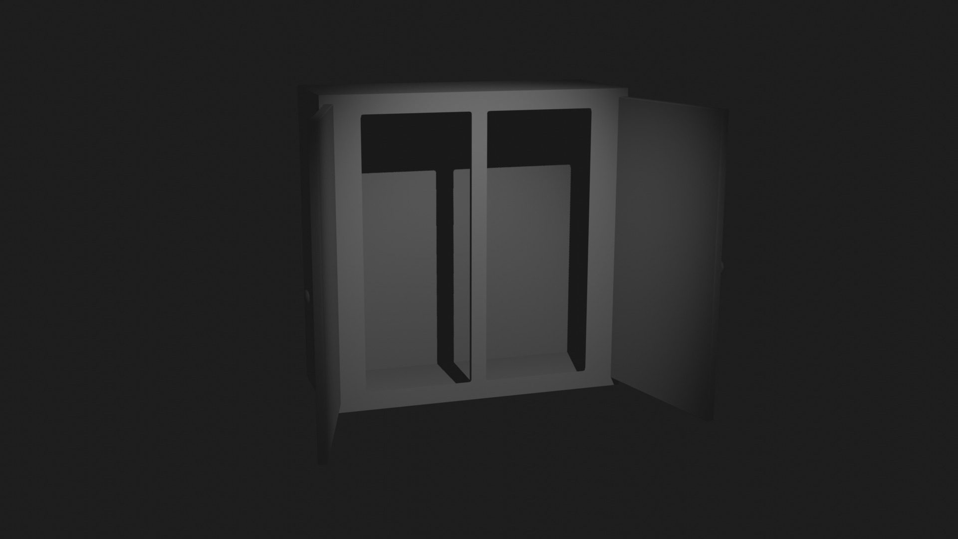 Posable 3D Cabinet 3D model_2