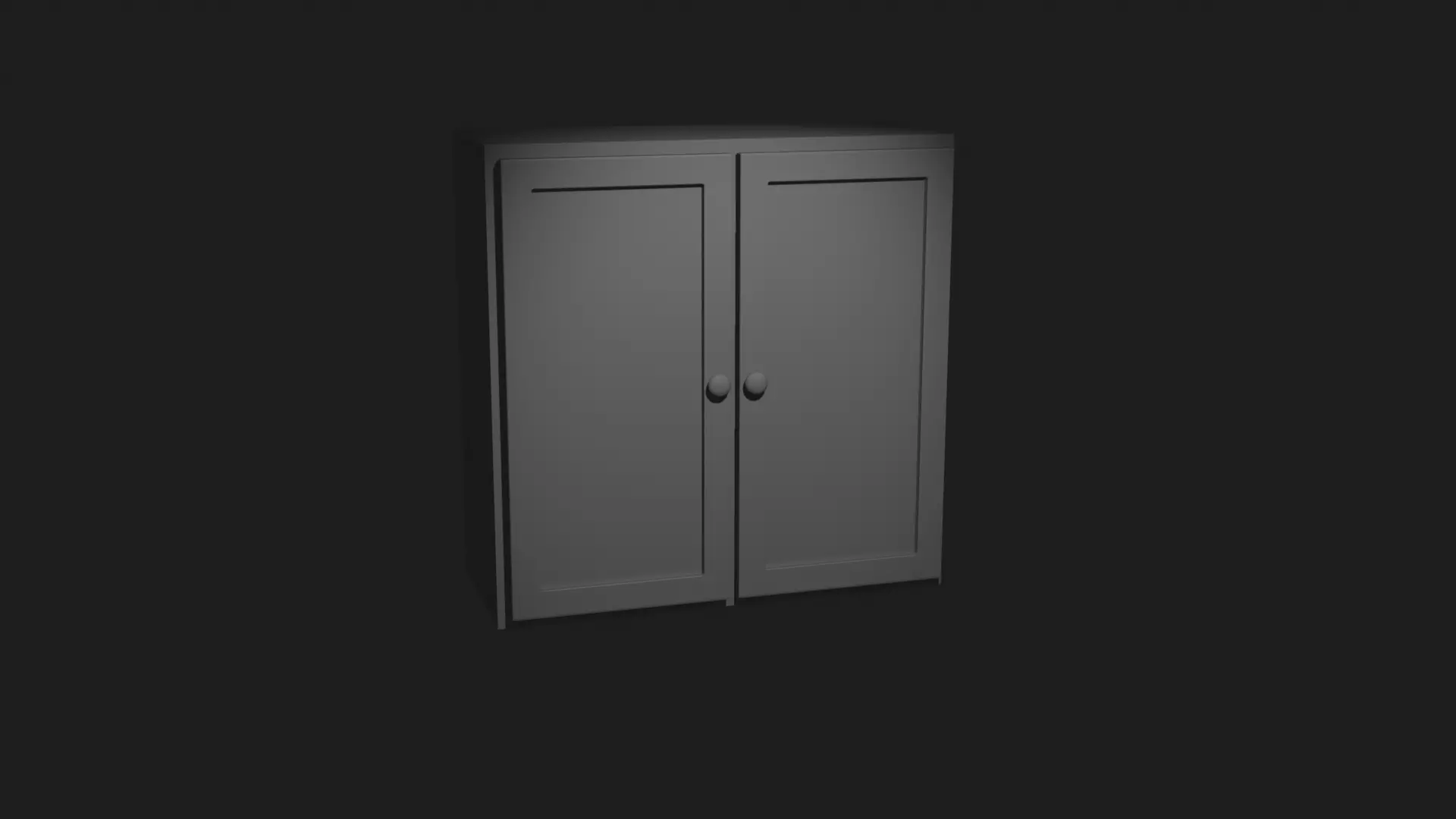 Posable 3D Cabinet 3D model_0
