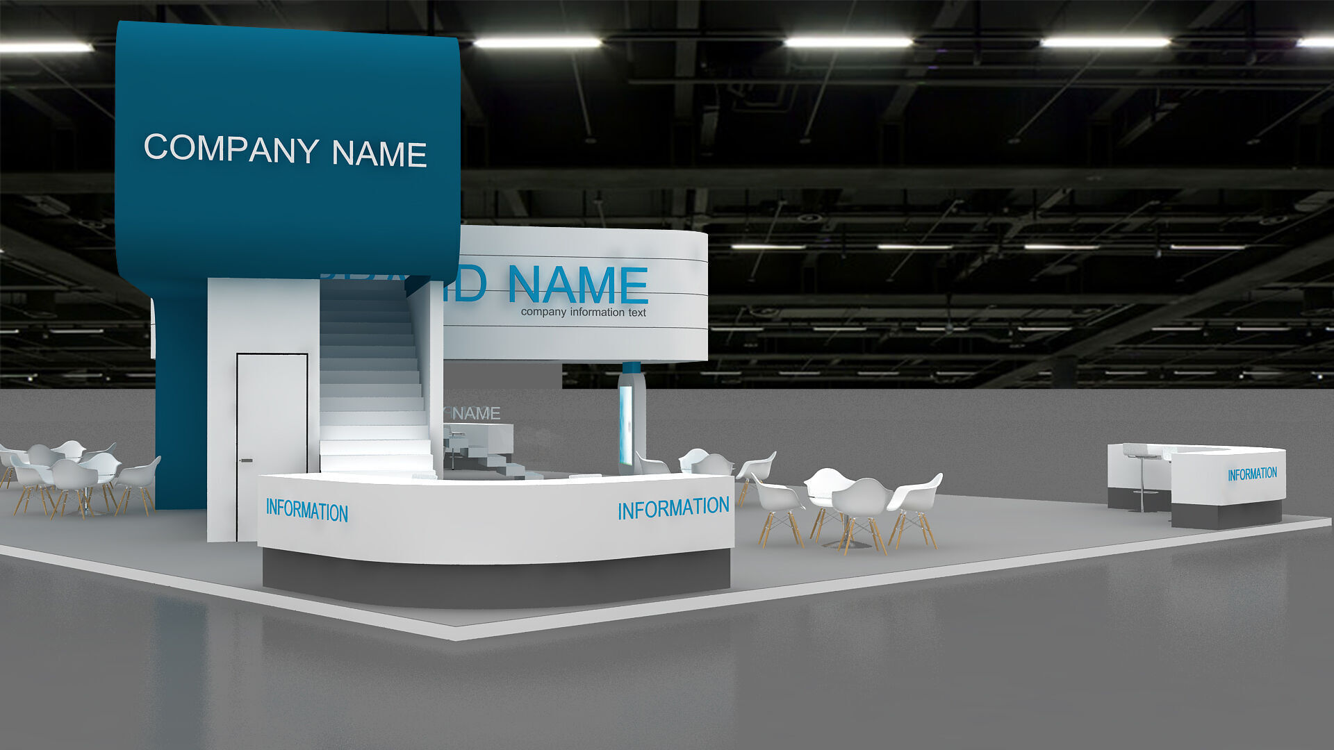 3d model Exhibition Booth 3D model_8