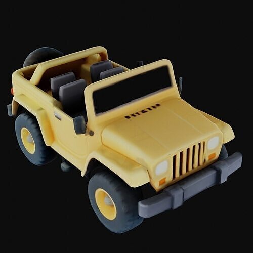 Sunny Rover Low-poly 3D model