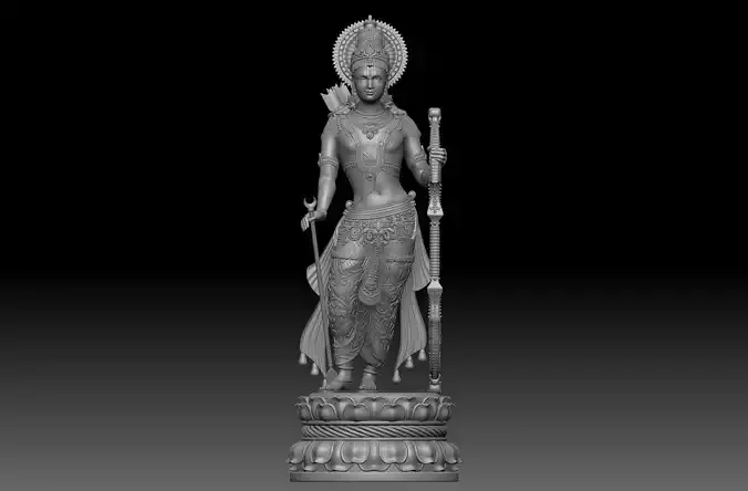kodand ram kodanda rama for 3d print 3D print model