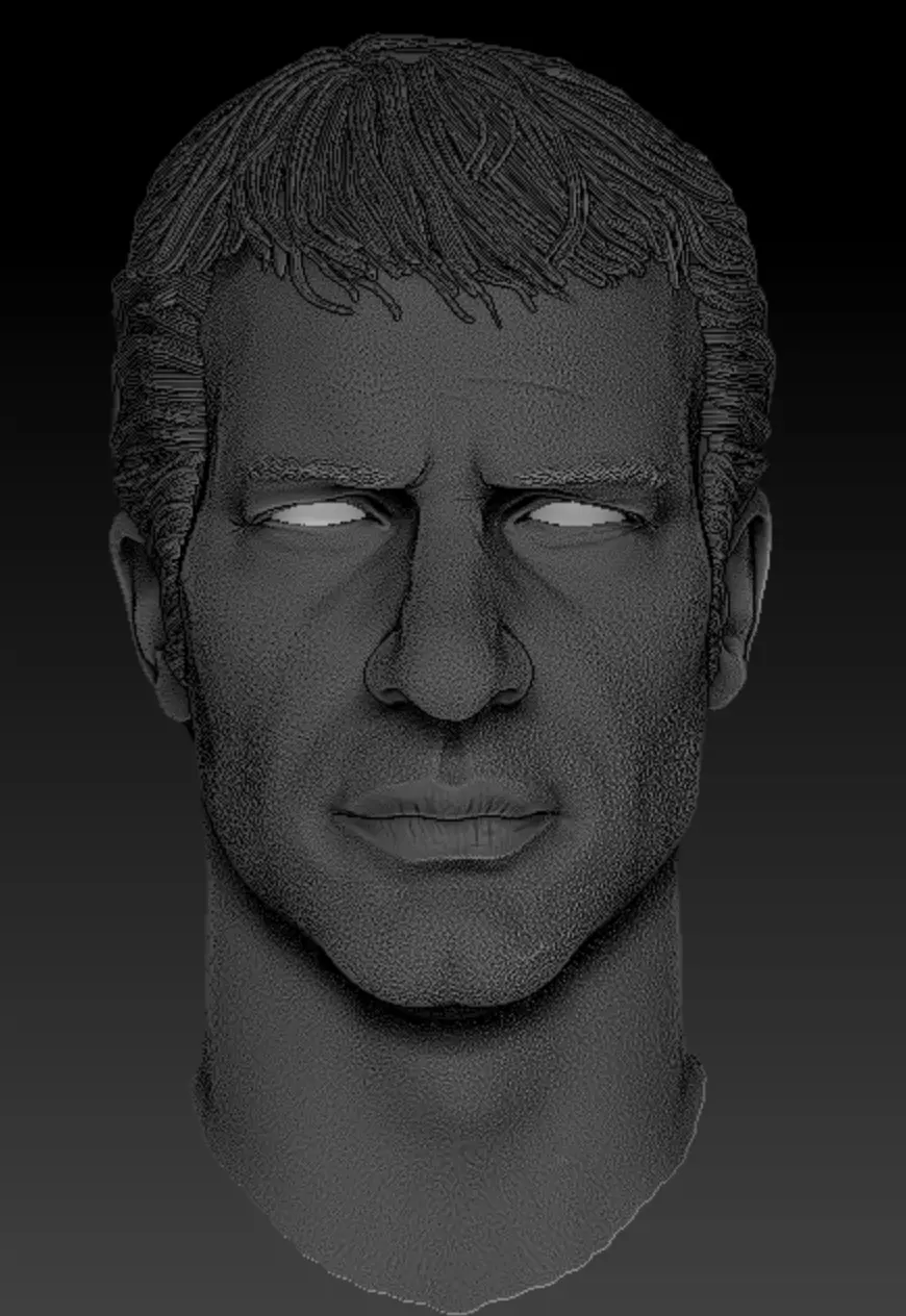 Punisher 2004 Thomas Jane Headsculpt 3D print model_0
