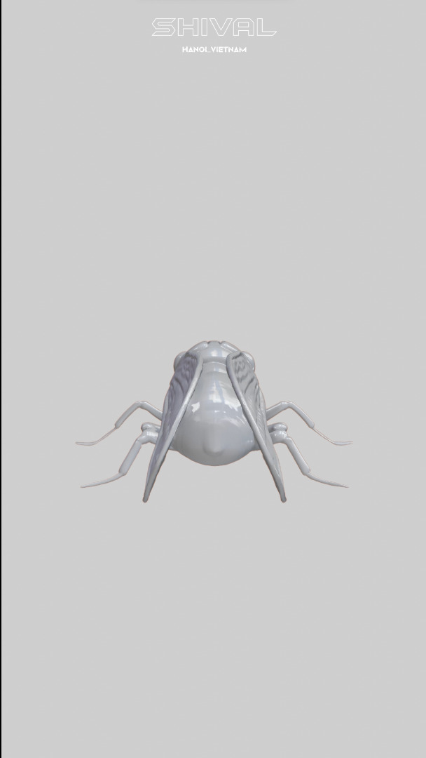 Cicadas 3D Free Free 3D print model_4