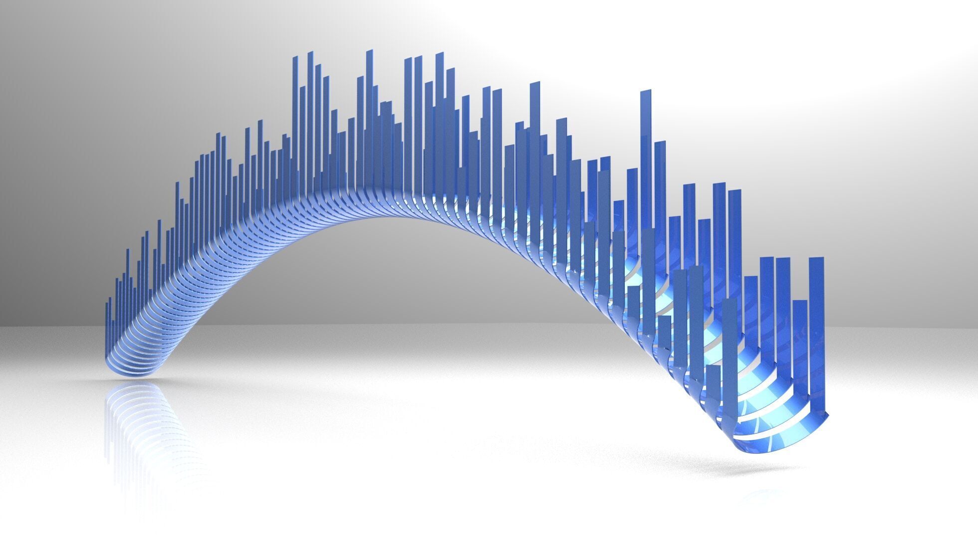 Parametric Staircase Facade Design Grasshopper Rhino Files 3D model_5