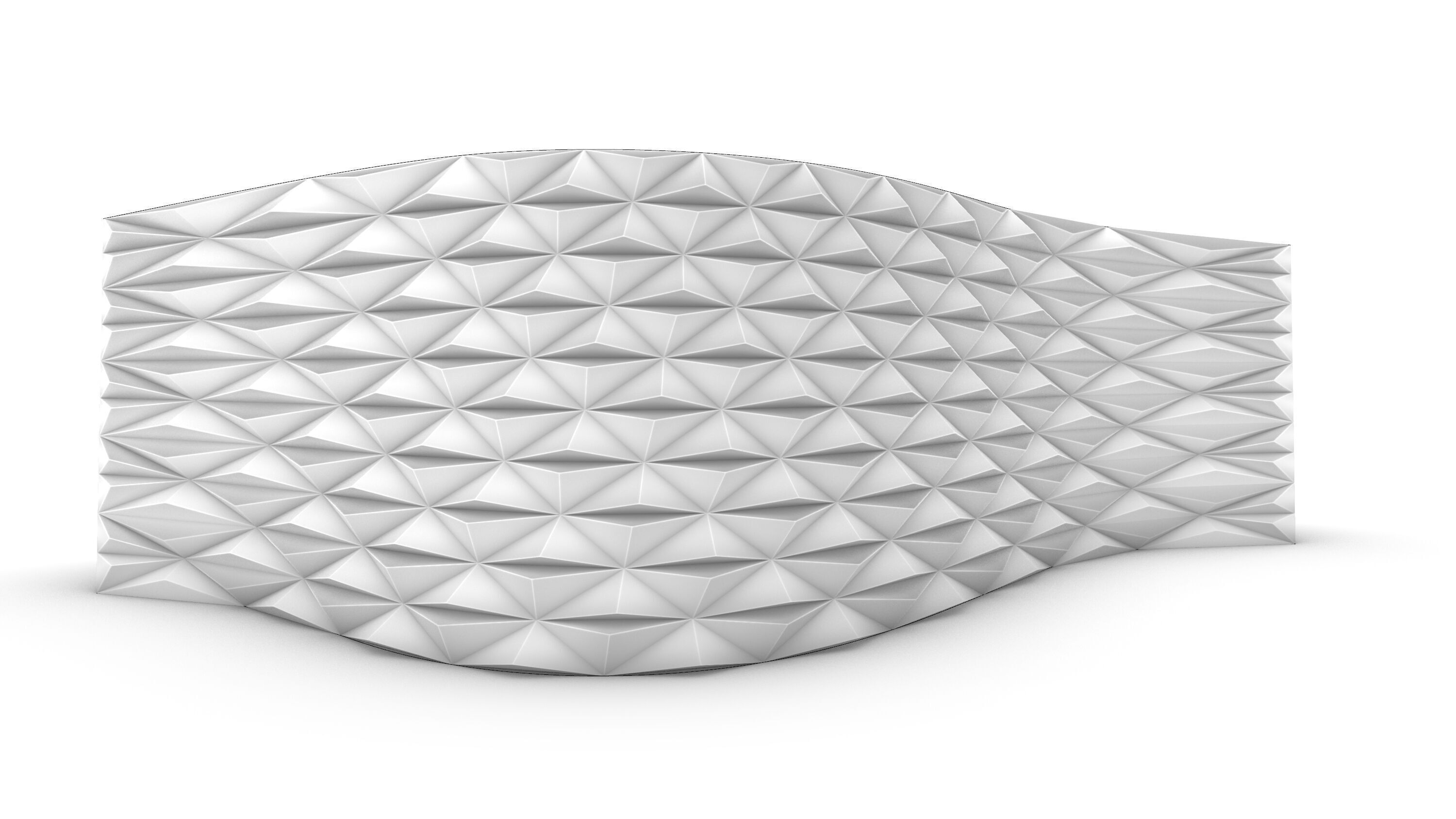 Delaunay Parametric Facade Design Grasshopper Rhino Files  3D model_2