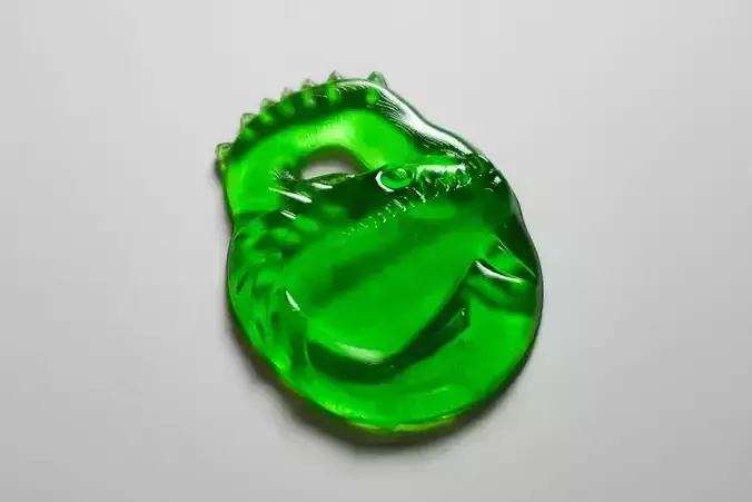 Master Komodo - Jade Zombie Amulet STL 01