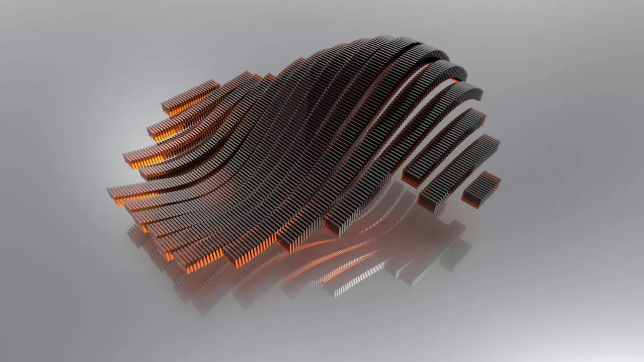 Parametric Brick Facade Design Grasshopper Rhino Files Download 3D model