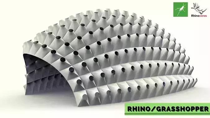 Isomerism Parametric Facade Design Grasshopper Rhino Files
