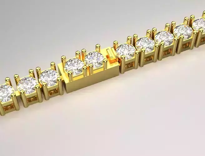 Classic tennis bracelet with diamonds model bg0022