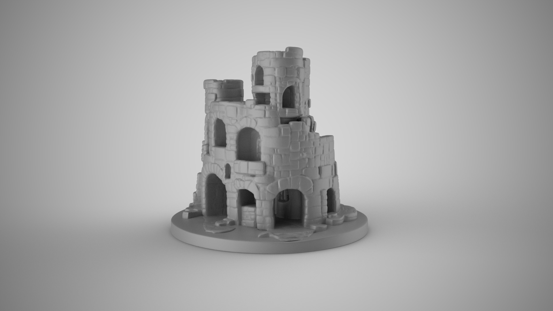 Aquarium Castle 3 3D print model_1