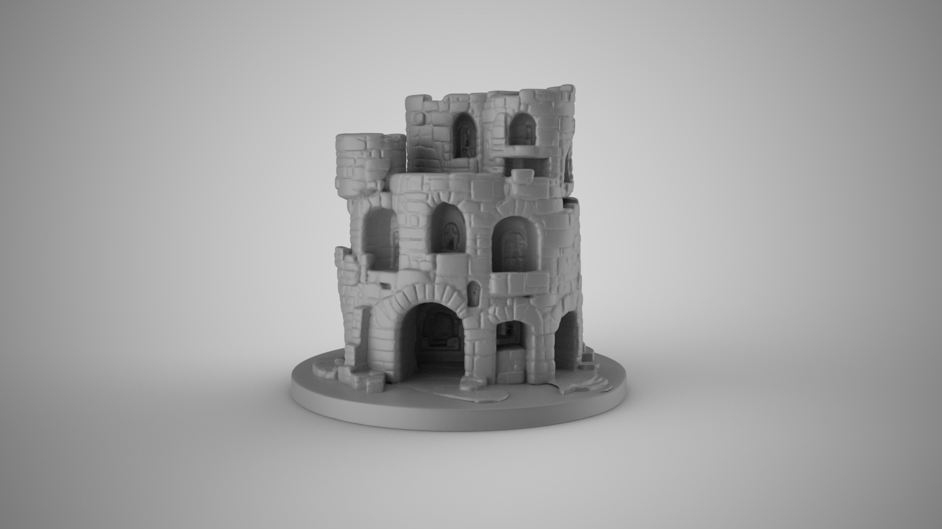 Aquarium Castle 3 3D print model_2