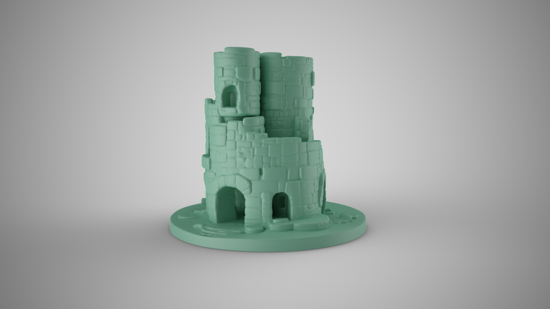 Aquarium Castle 3 3D print model_9