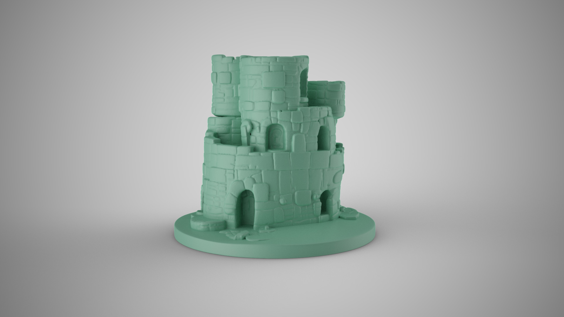 Aquarium Castle 3 3D print model_7