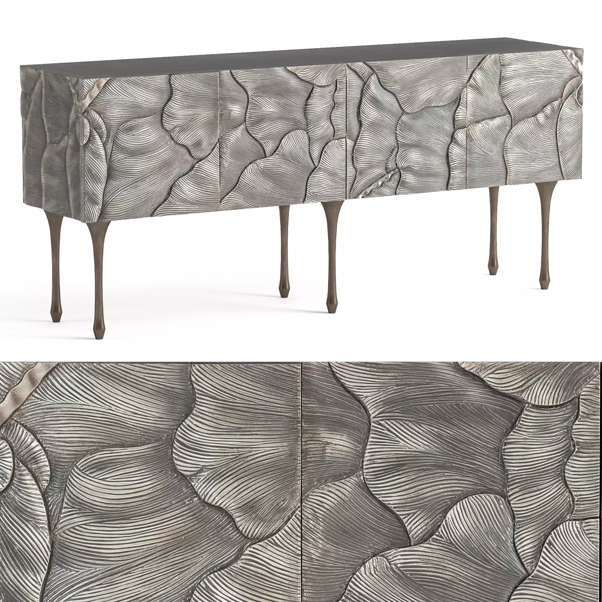 Bernhardt Flora Entertainment Credenza sideboard 3D model