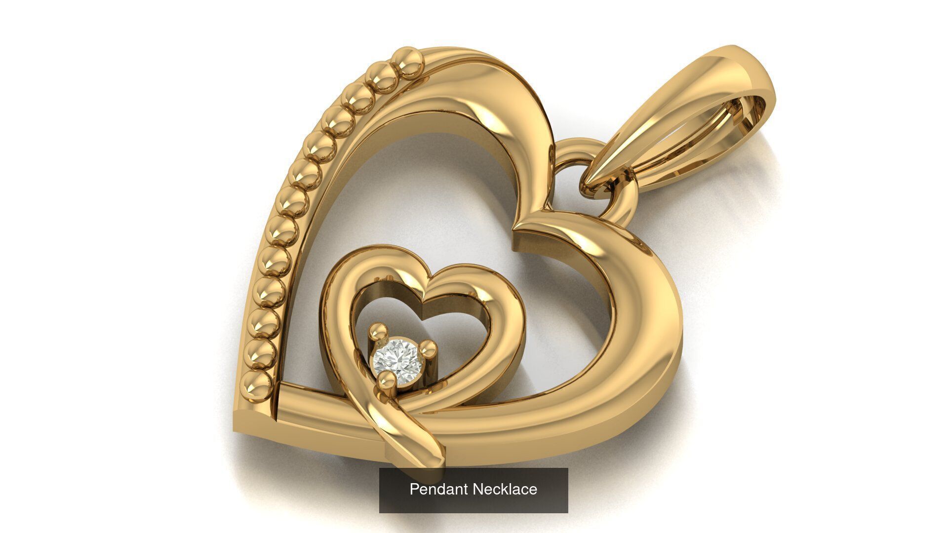 Pendant Necklace 3D Model Collection_2