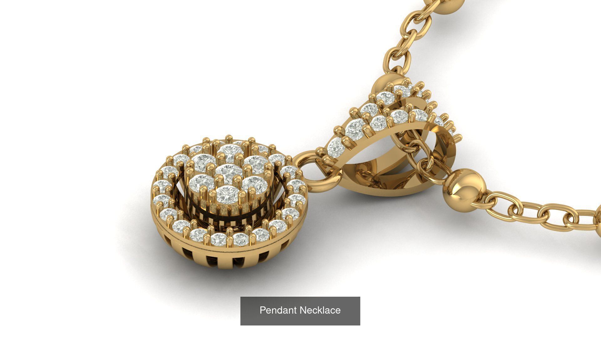 Pendant Necklace 3D Model Collection_3