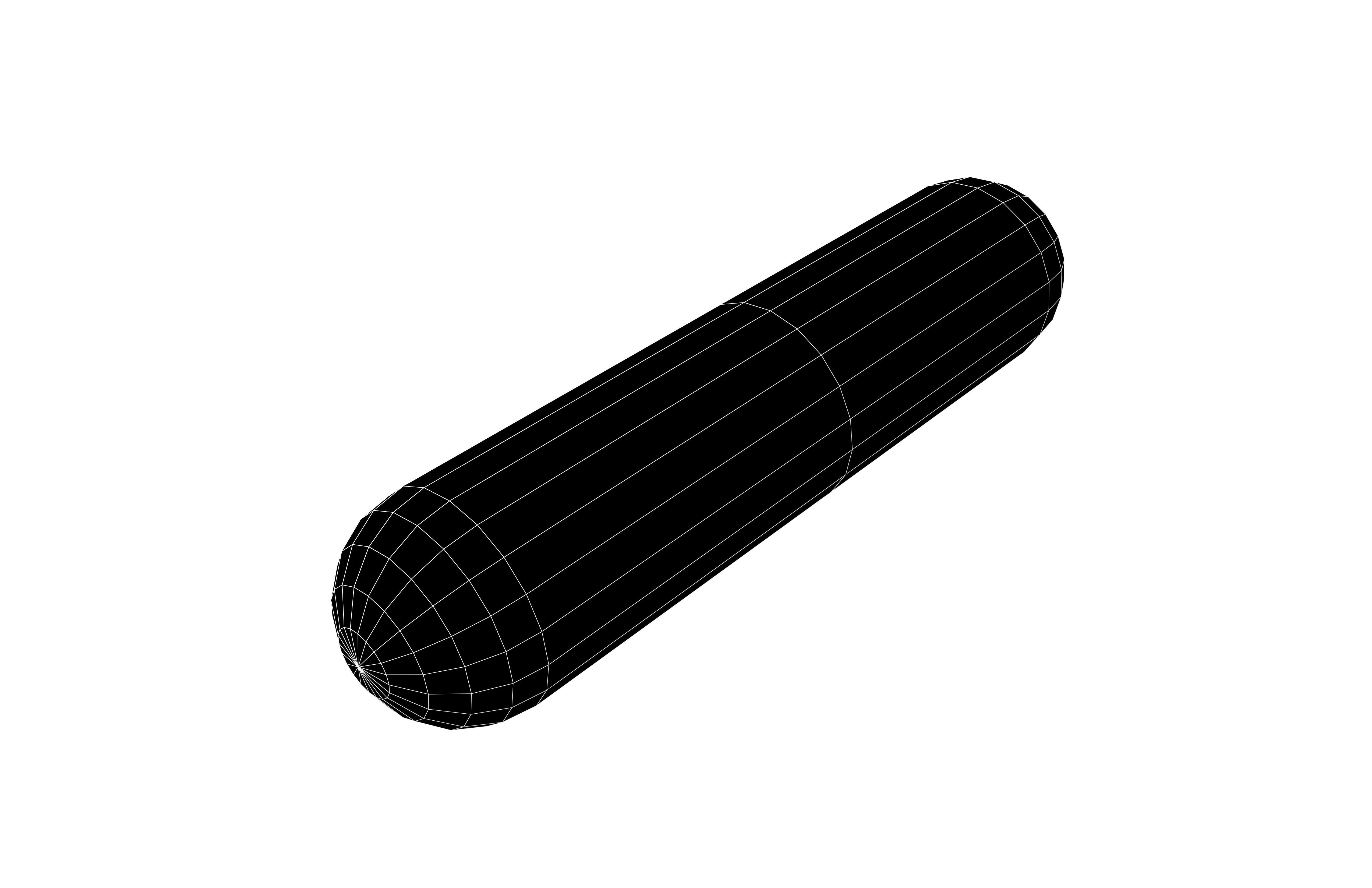 Sausage v1 001 Low-poly 3D model_4